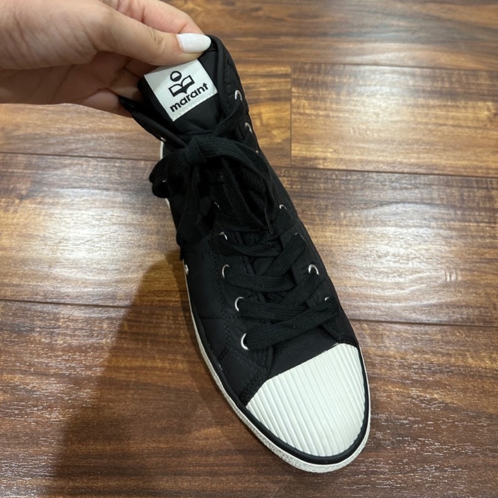 Isabel Marant Benkeen High Top Sneaker - Picture 3 of 4